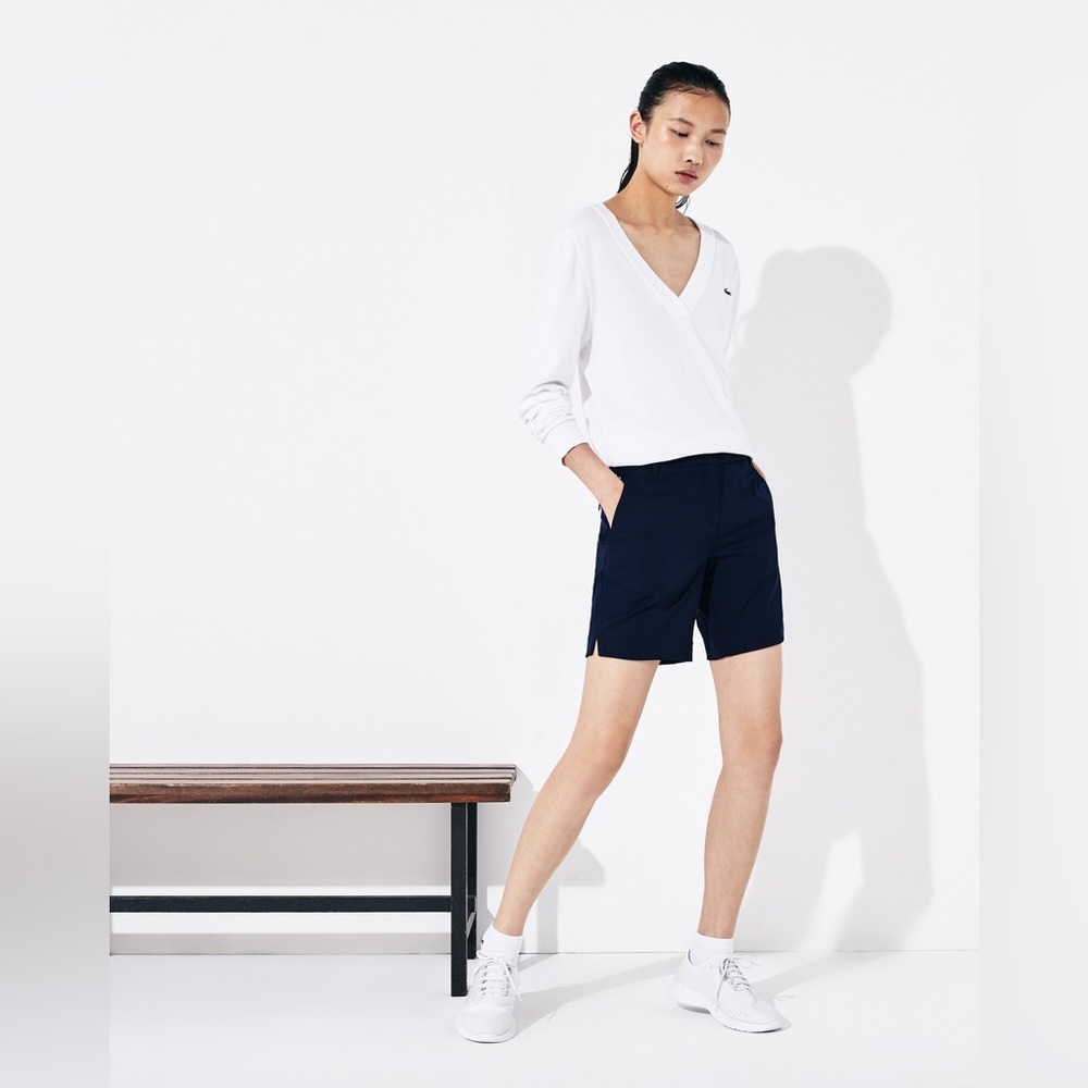 Lacoste SPORT Technical Gabardine Golf Bermuda Shorts - Picture 1 of 11